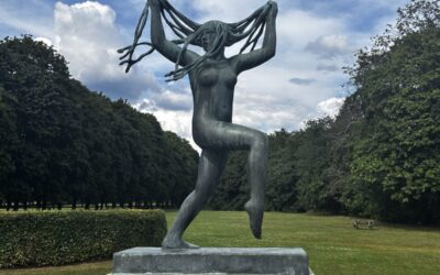 Frogner park in Oslo, Norway