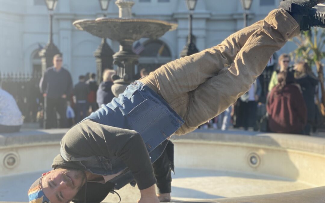 Breaking It Down in Jackson Square, New Orleans